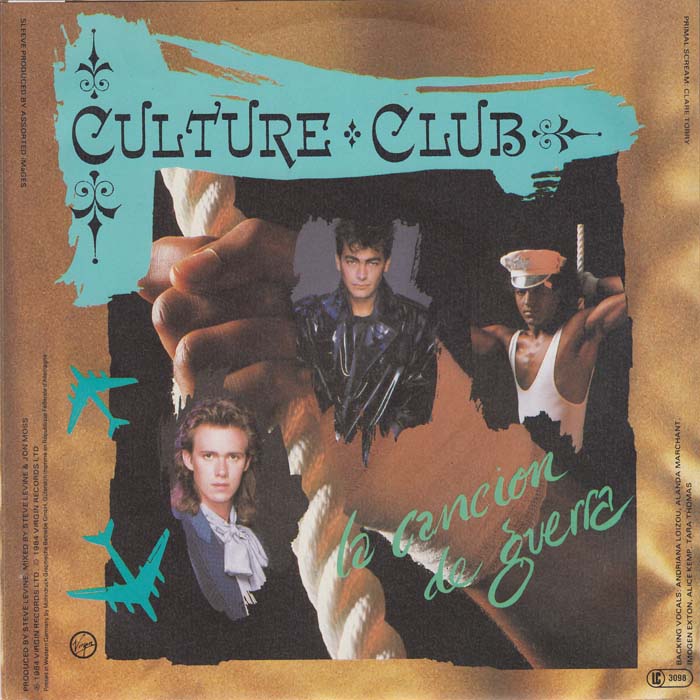 Culture Club - The War Song 30304 Vinyl Singles Vinyl Zeer Goed / Hoesje Goed "VINYLSINGLES.NL"