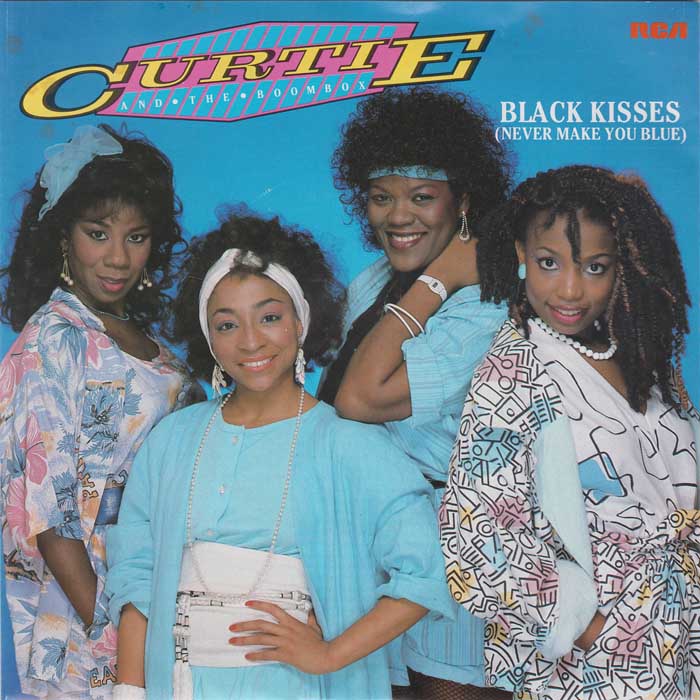 Curtie And The Boombox - Black Kisses 30488 Vinyl Singles Vinyl Zeer Goed / Hoesje Goed "VINYLSINGLES.NL"