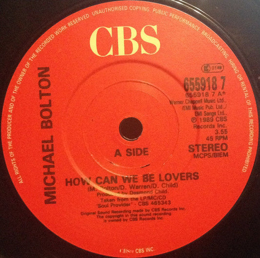 Michael Bolton - Wie können wir Liebende sein 22869