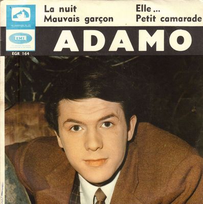 Adamo - La Nuit Vinyl Singles Vinyl Zeer Goed / Hoesje Goed "VINYLSINGLES.NL"