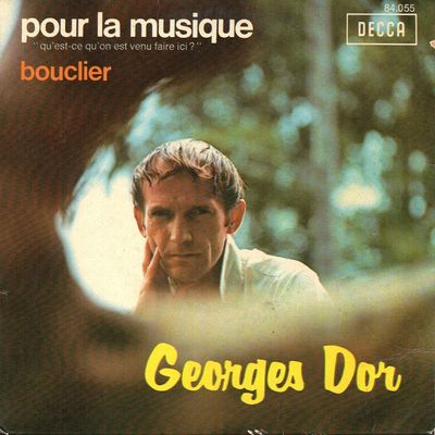 Georges Dor - Pour La Musique Vinyl Singles Vinyl Zeer Goed / Hoesje Goed "VINYLSINGLES.NL"