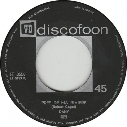 Dany - Quand Les Roses 13723 Vinyl Singles Vinyl Zeer Goed / Hoesje Goed "VINYLSINGLES.NL"