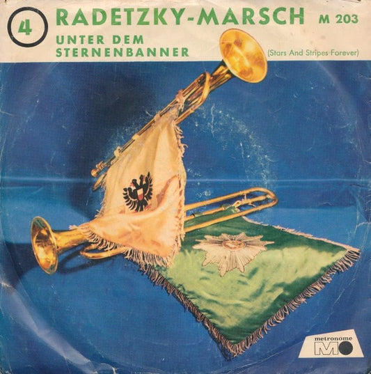 Musikkorps der Polizei-Dir. Lübeck - Radetzky Marsch 15815 Vinyl Singles Vinyl Goed / Hoes Goed