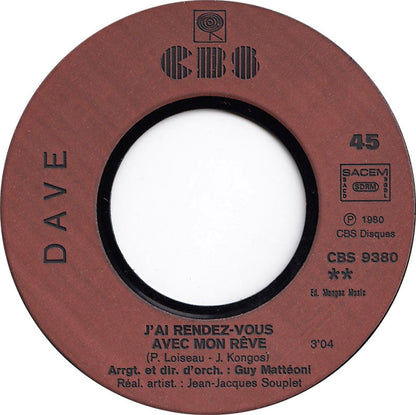 Dave - Week-End Vinyl Singles Vinyl Zeer Goed / Hoesje Generic "VINYLSINGLES.NL"