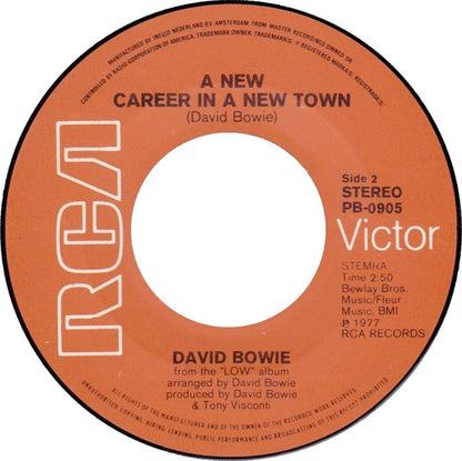 David Bowie - Sound And Vision Vinyl Singles Vinyl Zeer Goed / Hoesje Generic "VINYLSINGLES.NL"