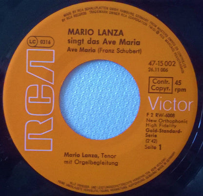 Mario Lanza - Mario Lanza Singt Das Ave Maria 06663