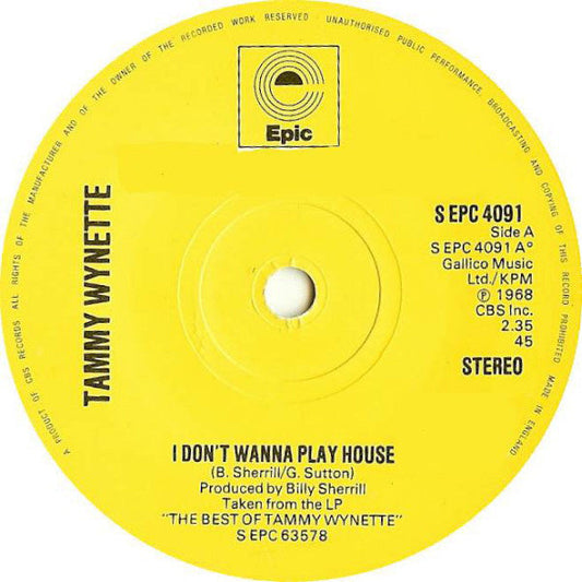Tammy Wynette - Ich will nicht spielen, House 23565