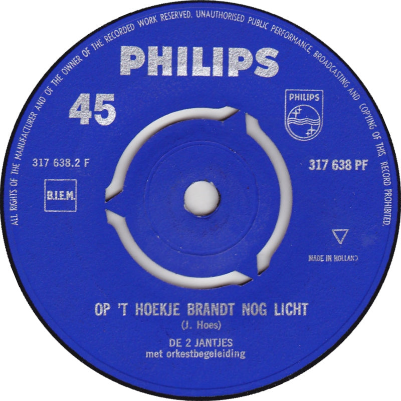 2 Jantjes - Smokkelaar 42294 Vinyl Singles Vinyl Goed / Hoes Generic