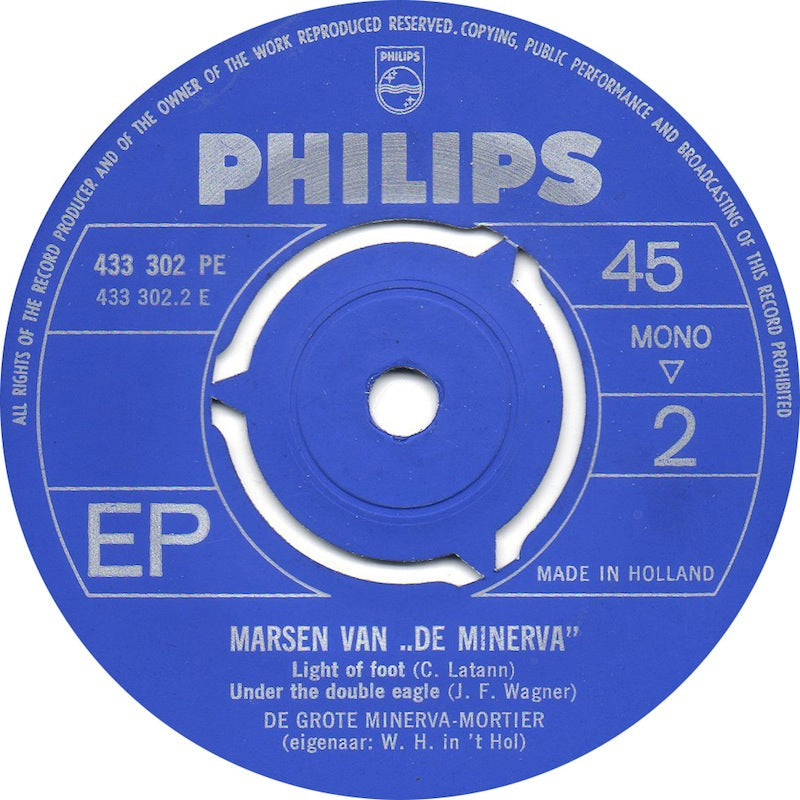 Marsen Van De Minerva - Colonel Bogey (EP) 32755  JUKEBOXSINGLES.NL   