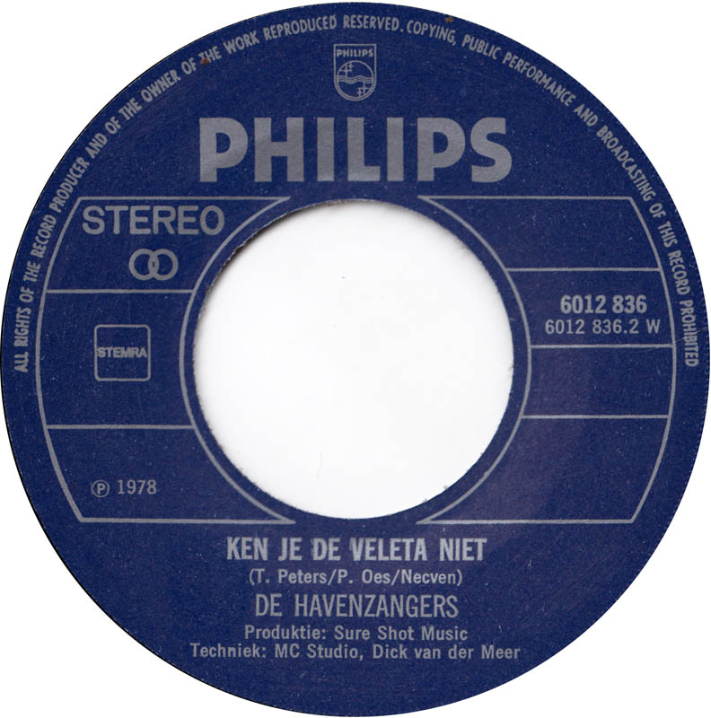 Havenzangers - Waarom Gaan Wij Voor Goed Van Elkander 30204 Vinyl Singles Vinyl Zeer Goed / Hoesje Goed "VINYLSINGLES.NL"