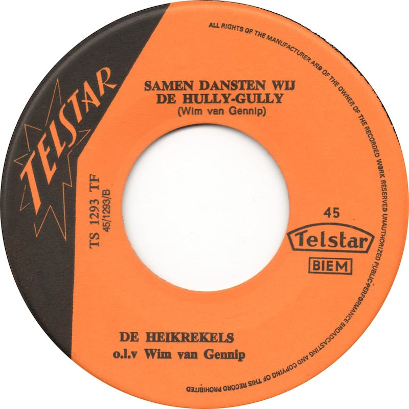 Heikrekels - Jij Bent Voor Mij Alleen 34713 Vinyl Singles Vinyl Zeer Goed / Hoesje Goed "VINYLSINGLES.NL"