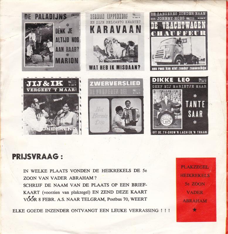 Heikrekels - Lieve Meid 43510 Vinyl Singles Vinyl Zeer Goed / Hoesje Goed "VINYLSINGLES.NL"