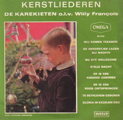 Kinderkoor De Karekieten - Kinder Kerstliederen 37411 Vinyl Singles Vinyl Goed / Hoes Goed
