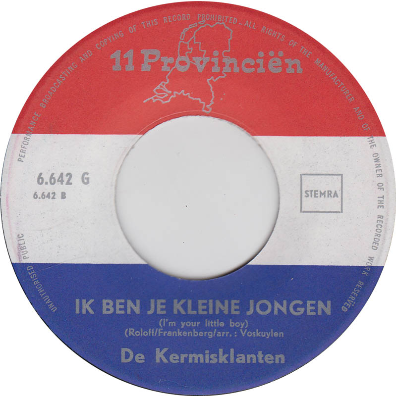 Kermisklanten - Zigeunertango 24706 Vinyl Singles Vinyl Goed / Hoes Goed