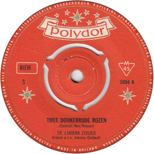 Limbra Zusjes - Twee Donkerrode Rozen 33735