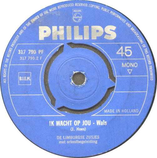 Limburgse Zusjes - Boerinnekes Dans 42298 Vinyl Singles Vinyl Goed / Hoes Generic