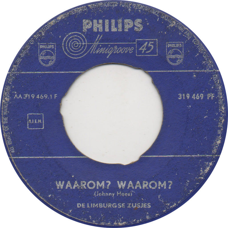 Limburgse Zusjes - Waarom? Waarom? 19436 Vinyl Singles Vinyl Goed / Hoes Generic