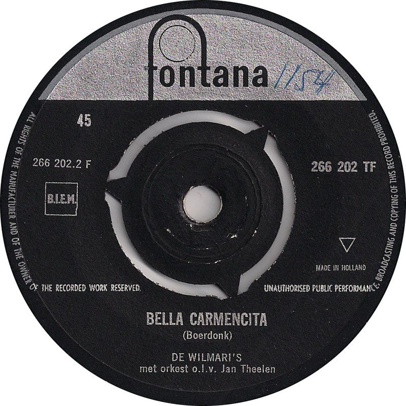 Wilmari's - Toreador Van Sevilla 05053 Vinyl Singles Vinyl Goed / Hoes Generic