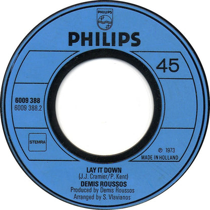 Demis Roussos - My Friend The Wind Vinyl Singles Vinyl Zeer Goed / Hoesje Generic "VINYLSINGLES.NL"