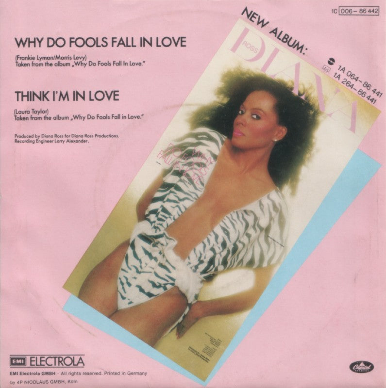 Diana Ross - Why Do Fools Fall In Love 39630b Vinyl Singles B-Keus (B)