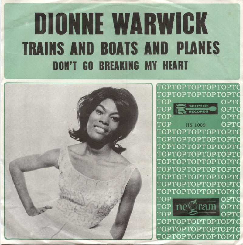 Dionne Warwick - Trains And Boats And Planes 41407 Vinyl Singles Vinyl Goed / Hoes Goed