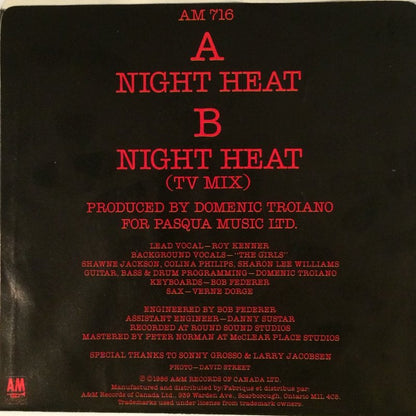 Domenic Troiano mit Roy Kenner – Night Heat 10426