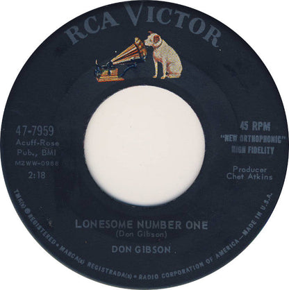Don Gibson - Lonesome Number One 40454 Vinyl Singles Vinyl Goed / Hoes Generic