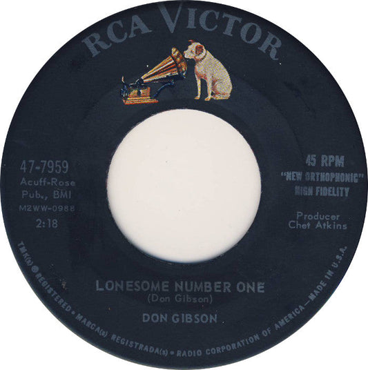 Don Gibson - Lonesome Number One 40454 Vinyl Singles Vinyl Goed / Hoes Generic
