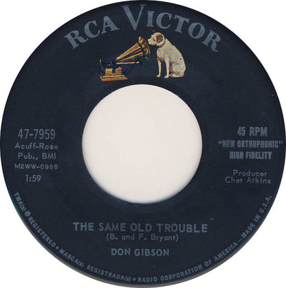 Don Gibson - Lonesome Number One 40454 Vinyl Singles Vinyl Goed / Hoes Generic