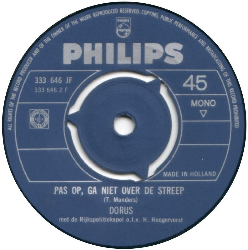Dorus - De Laatste Trein Naar Rotterdam (Ajax-Feyenoord) Vinyl Singles Vinyl Zeer Goed / Hoesje Generic "VINYLSINGLES.NL"