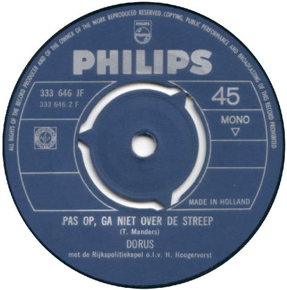 Dorus - De Laatste Trein Naar Rotterdam (Ajax-Feyenoord) Vinyl Singles Vinyl Zeer Goed / Hoesje Generic "VINYLSINGLES.NL"