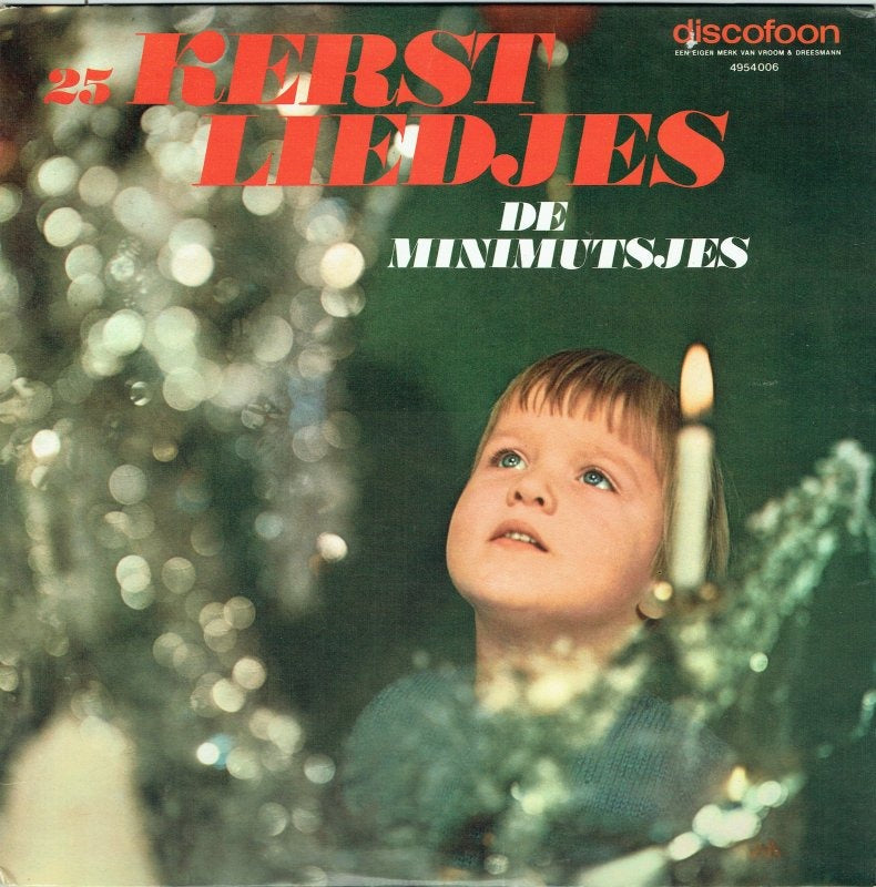 Minimutsjes - 25 Kerstliedjes (LP) Vinyl LP Vinyl (VG) <br> Hoes (G+)