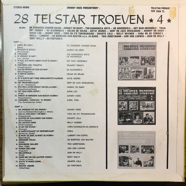 Various - 28 Telstar Troeven 4 (LP) Vinyl LP Vinyl (VG) <br> Hoes (G+)