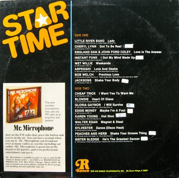 Various - Star Time (LP) Vinyl LP Vinyl (VG) <br> Hoes (G+)