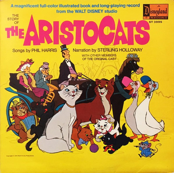 Various - The Aristocats (LP) Vinyl LP Vinyl (VG) <br> Hoes (G+)