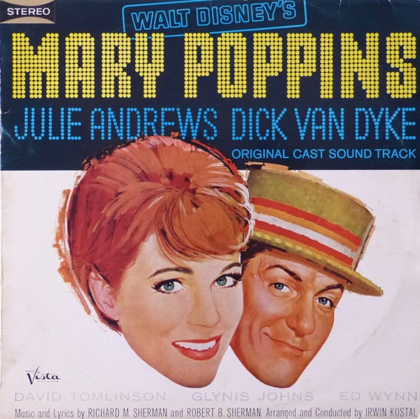Various - Walt Disney's Mary Poppins: Original Cast Soundtrack (LP) Vinyl LP Vinyl (VG) <br> Hoes (G+)