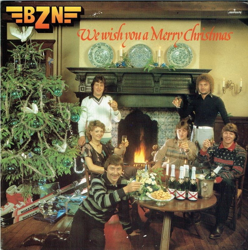 BZN - We Wish You A Merry Christmas And A Happy New Jear (LP) Vinyl LP Vinyl (VG) <br> Hoes (G+)