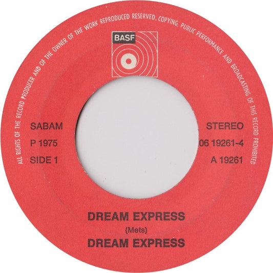 Dream Express - Dream Express Vinyl Singles Vinyl Zeer Goed / Hoesje Generic "VINYLSINGLES.NL"