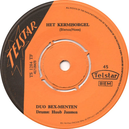 Duo Bex-Menten - This Is My Song Vinyl Singles Vinyl Zeer Goed / Hoesje Goed "VINYLSINGLES.NL"