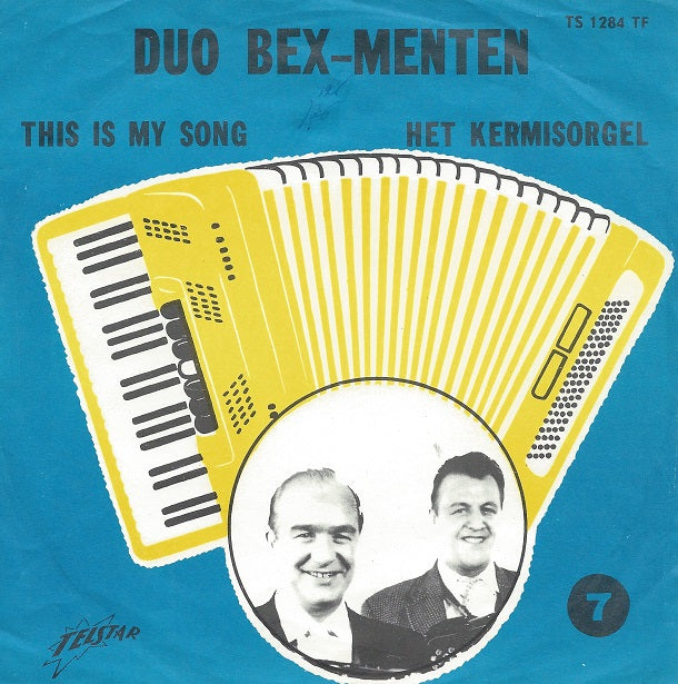 Duo Bex-Menten - This Is My Song Vinyl Singles Vinyl Zeer Goed / Hoesje Goed "VINYLSINGLES.NL"