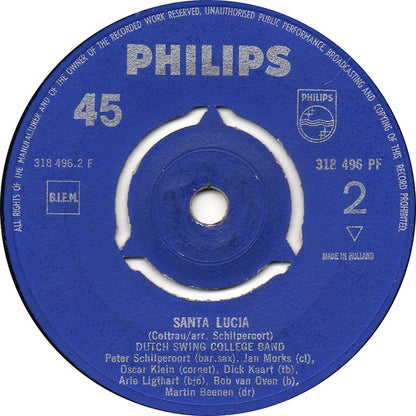 Dutch Swing College Band - Wilhelm Tell 39994 Vinyl Singles Vinyl Zeer Goed / Hoesje Goed "VINYLSINGLES.NL"