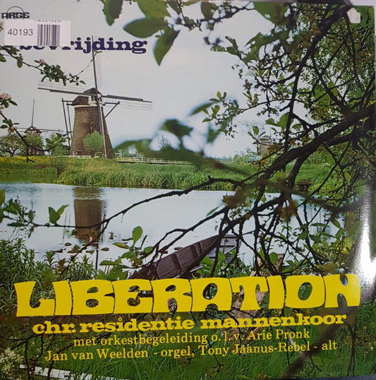 Chr. Residentie Mannenkoor - Liberation (LP) 40193 Vinyl LP JUKEBOXSINGLES.NL   