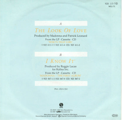 Madonna - The Look Of Love 07297 Vinyl Singles Vinyl Goed / Hoes Goed