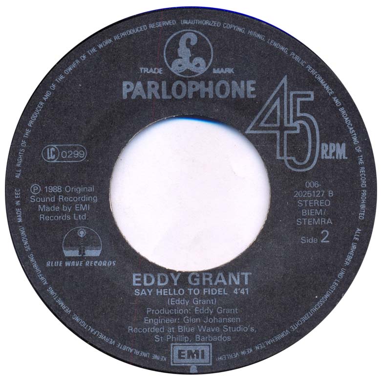 Eddy Grant - Gimme Hope Jo'Anna 32673 Vinyl Singles Vinyl Zeer Goed / Hoesje Goed "VINYLSINGLES.NL"