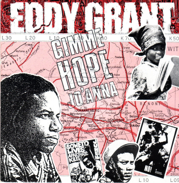 Eddy Grant - Gimme Hope Jo'Anna 32673 Vinyl Singles Vinyl Zeer Goed / Hoesje Goed "VINYLSINGLES.NL"