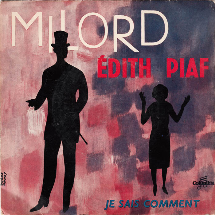 Edith Piaf - Milord 42752 Vinyl Singles Vinyl Zeer Goed / Hoesje Goed "VINYLSINGLES.NL"