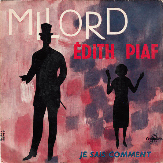 Edith Piaf - Milord 42752 Vinyl Singles Vinyl Zeer Goed / Hoesje Goed "VINYLSINGLES.NL"