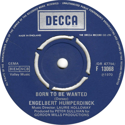 Engelbert Humperdinck - Sweetheart 13455 Vinyl Singles Vinyl Goed / Hoes Goed