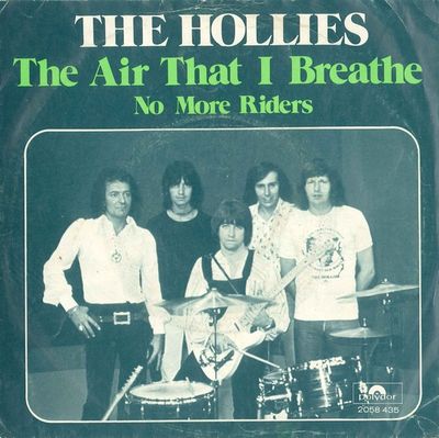 Hollies - The Air That I Breathe Vinyl Singles Vinyl Zeer Goed / Hoesje Goed "VINYLSINGLES.NL"