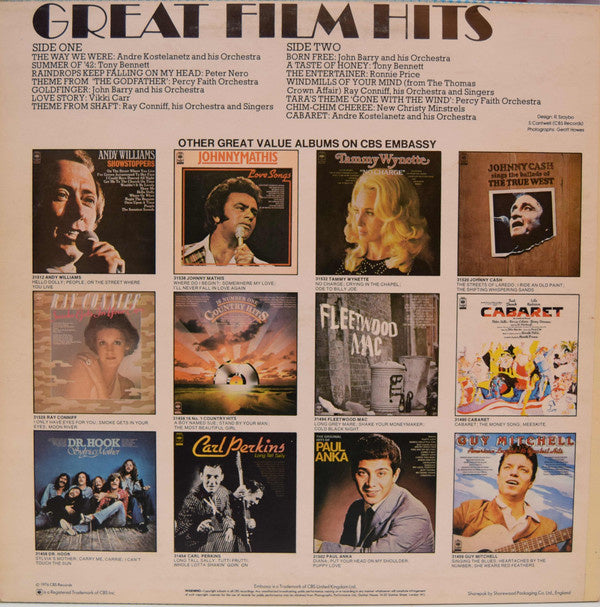 Various - Great Film Hits (LP) 40517 Vinyl LP JUKEBOXSINGLES.NL   